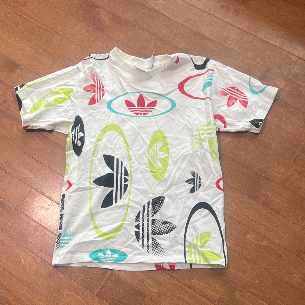 Adidas Multicolor Logo T-Shirt